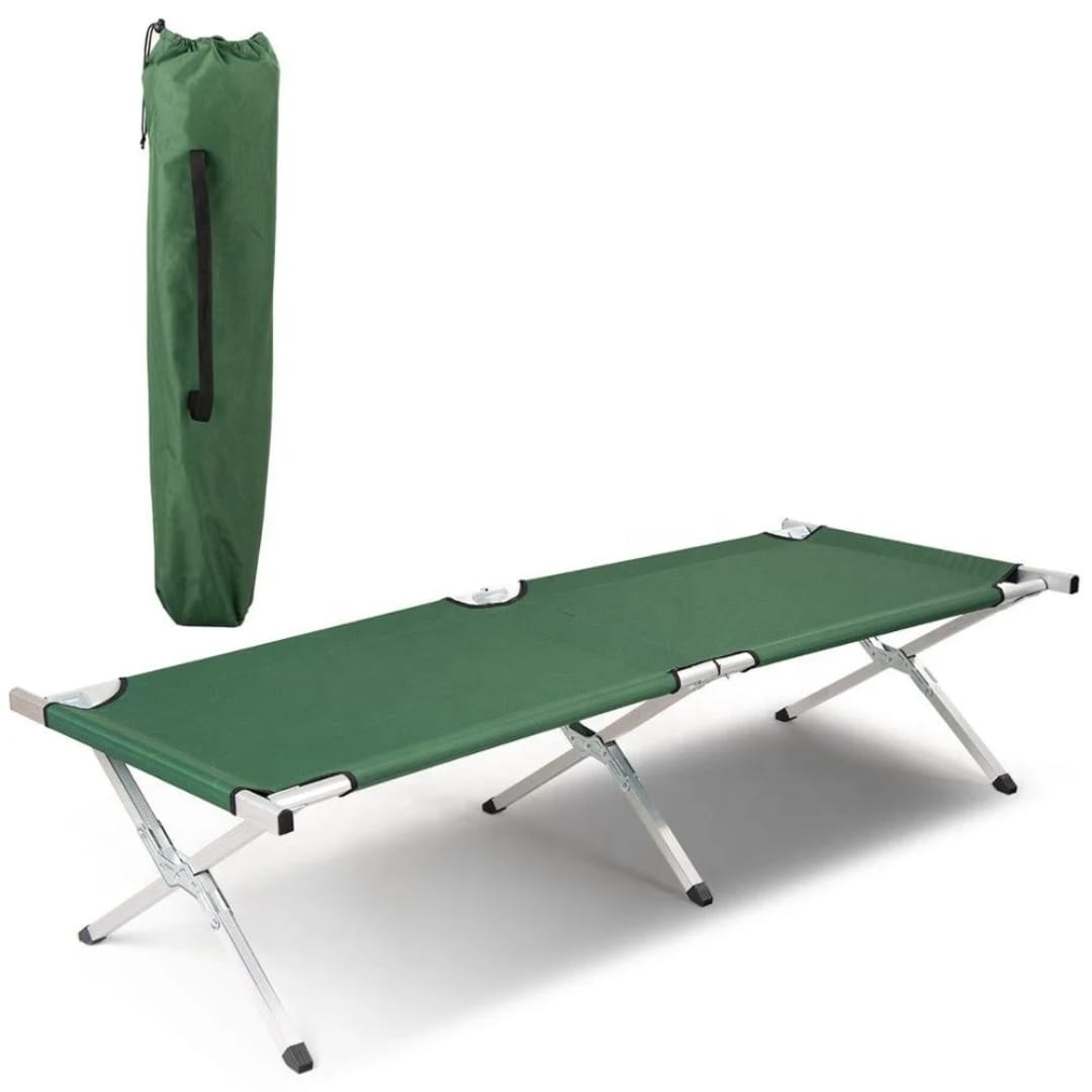 Foldable camping bed