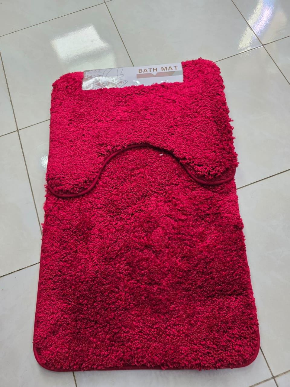 Thick microfibre 2pc bathmats/Toilet mats