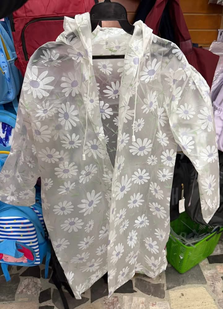 Full print/ floral rain coats for both kids & adults