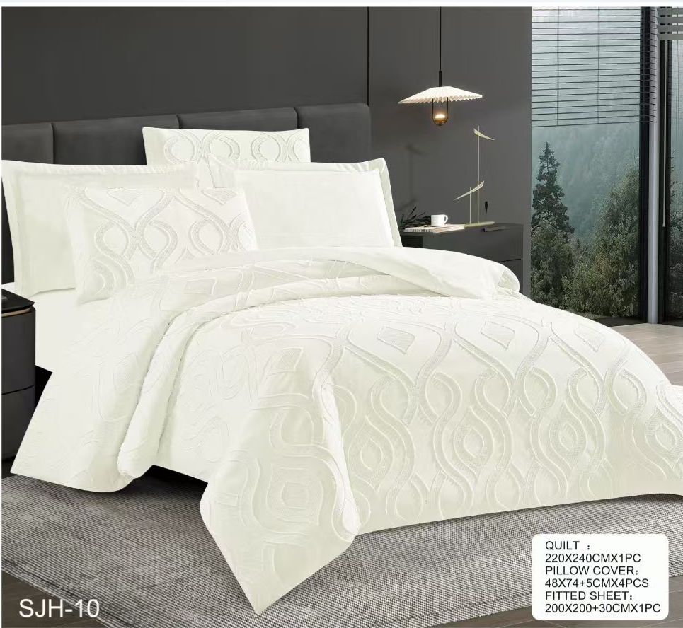 6 pcs Tufted Duvetcover