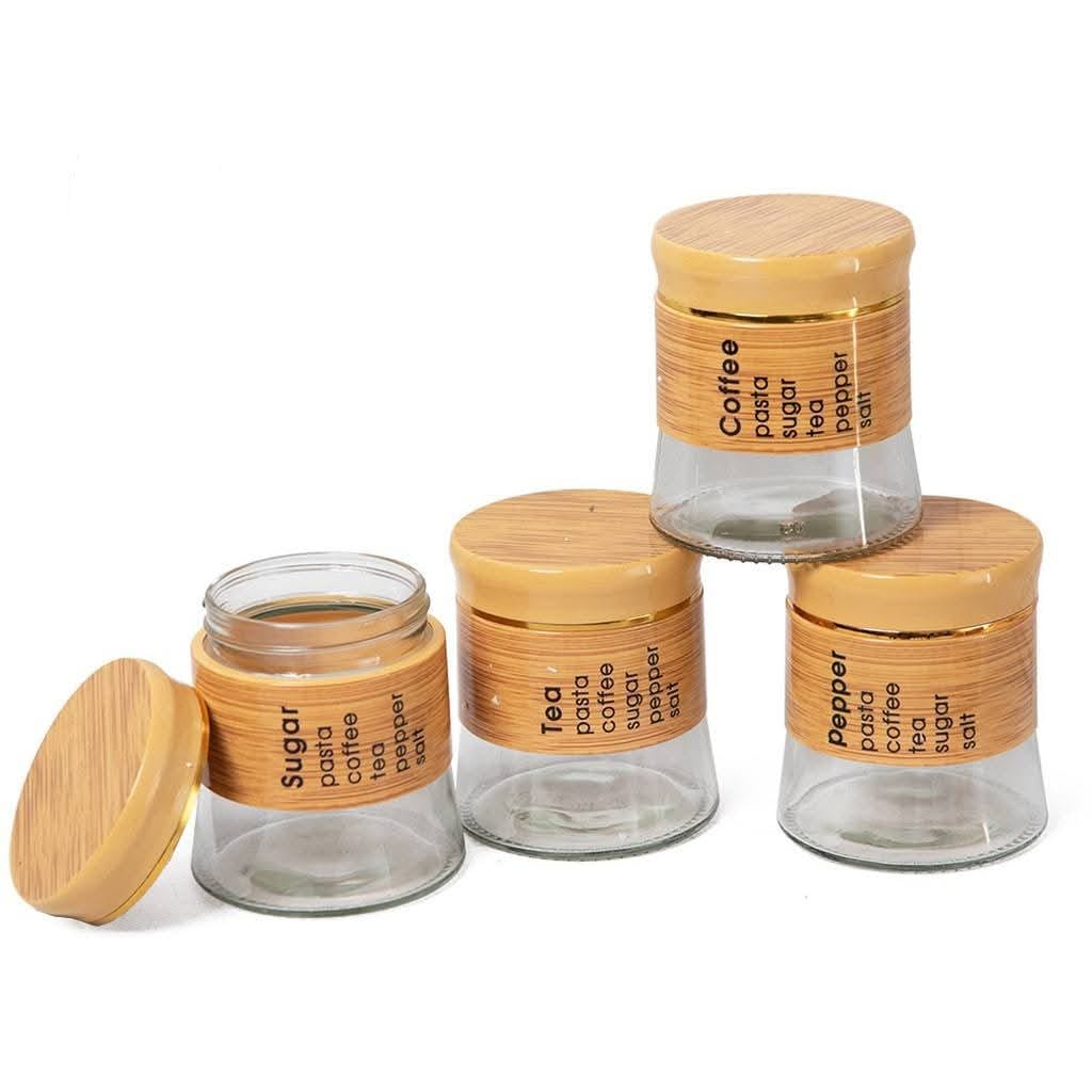 Glass Sugar dish  jar for sugar, coffee, spices coffee,  sea salt, and tea for storage, tea bag organizer, Glass organiser
