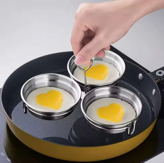 3 in 1 stainless steel egg poacher. Durable egg steamer.