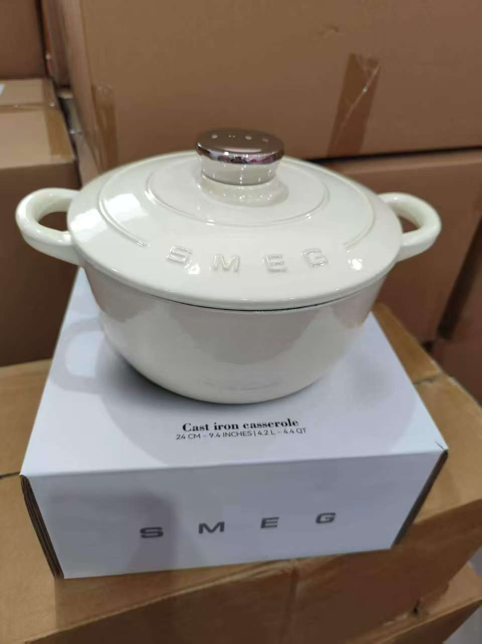 SMEG Casserole Cast Iron