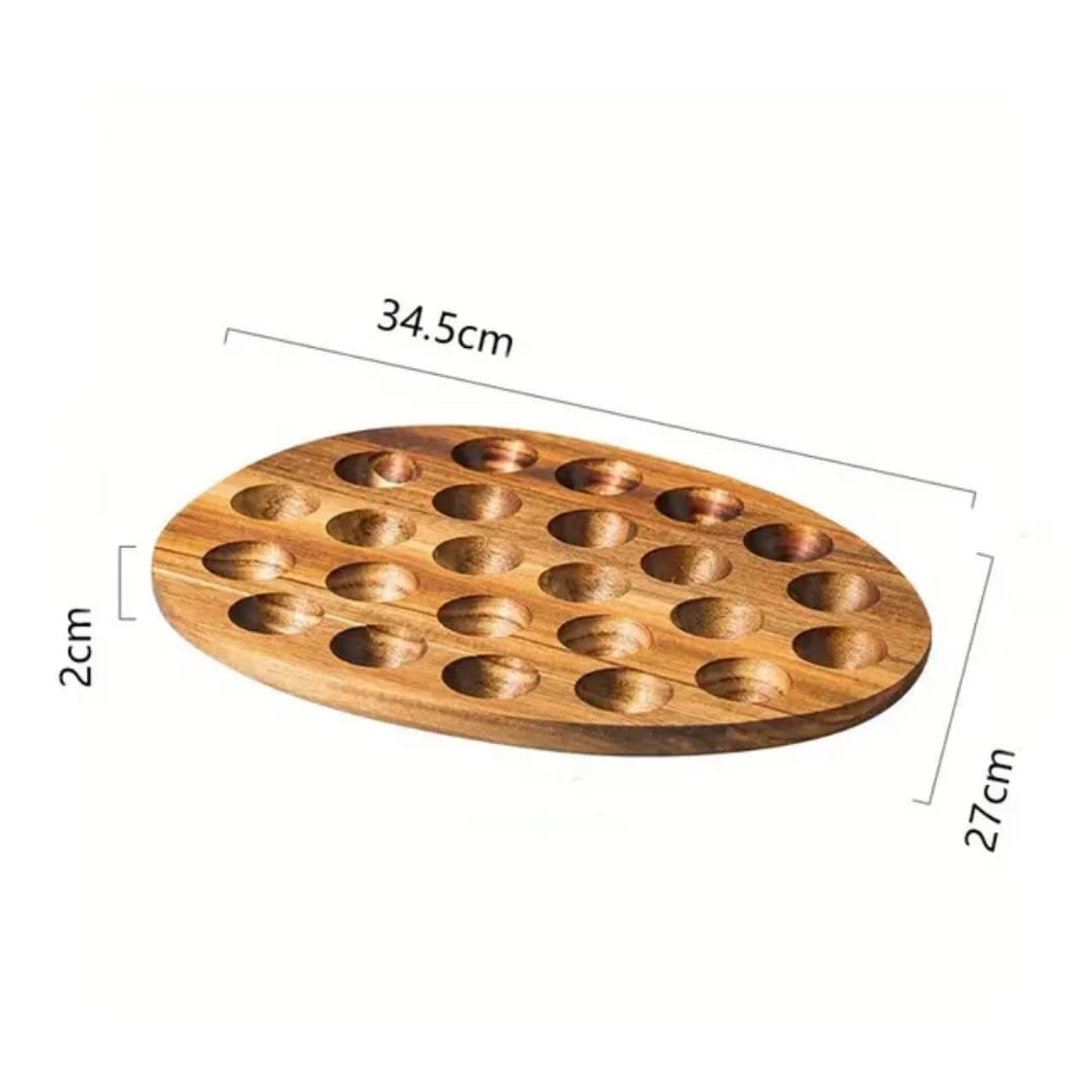 Wooden High Quality Egg Storage Box Eggs Tray Home Storage Rack Multi-Compartment Eggs Holder Kitchen Cooking Organizer Tools