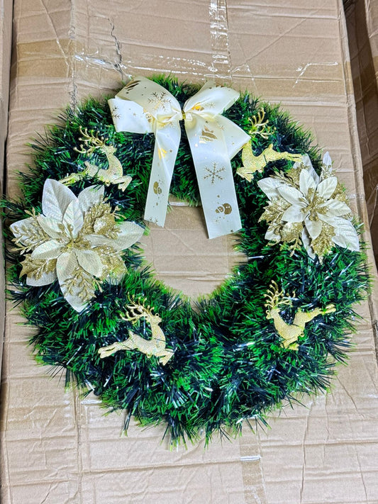 40CM Christmas Wreath for Front Door \ Window