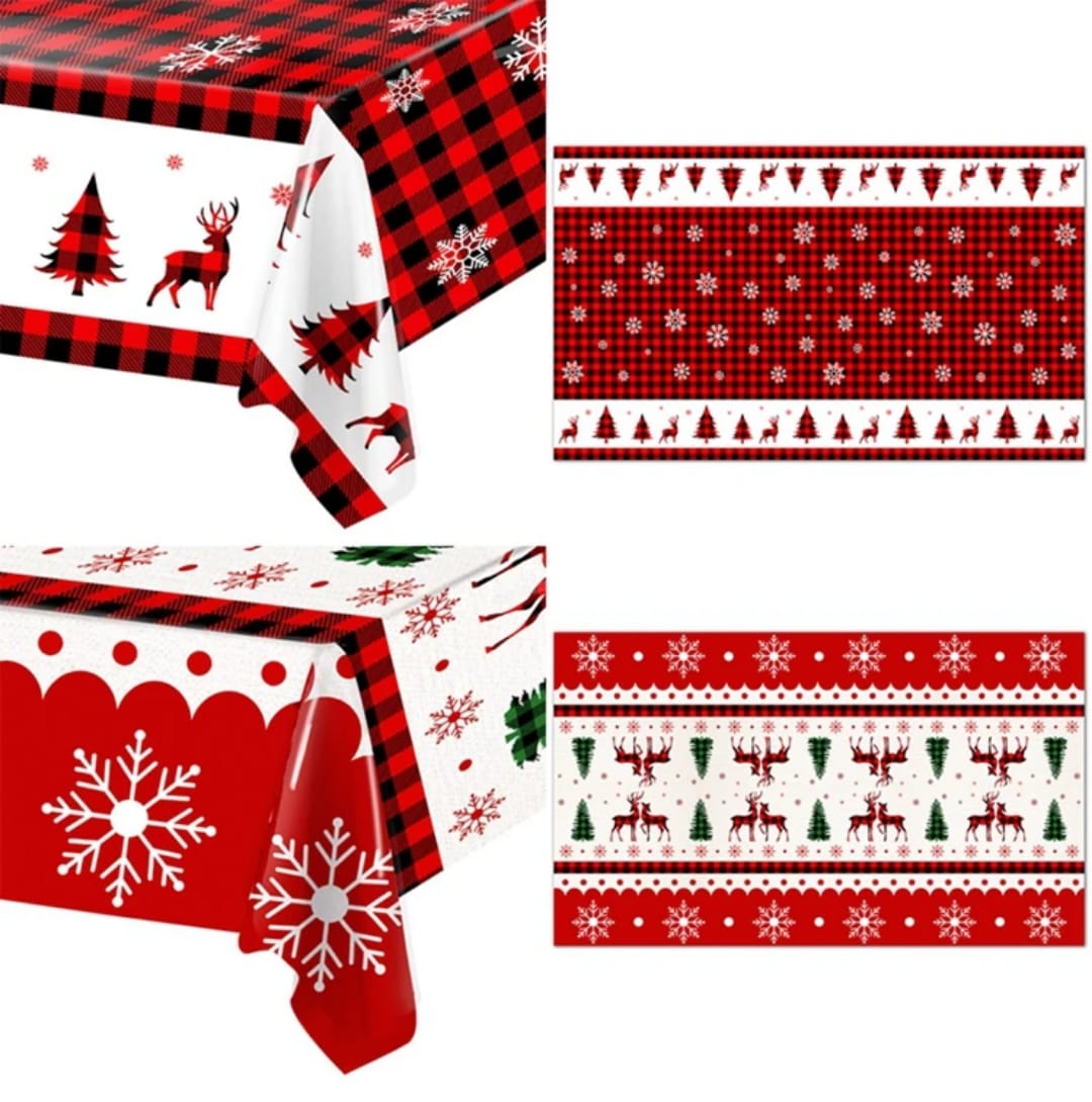 lChristmas Tablecloth Merry Chirstmas Decoration For Home