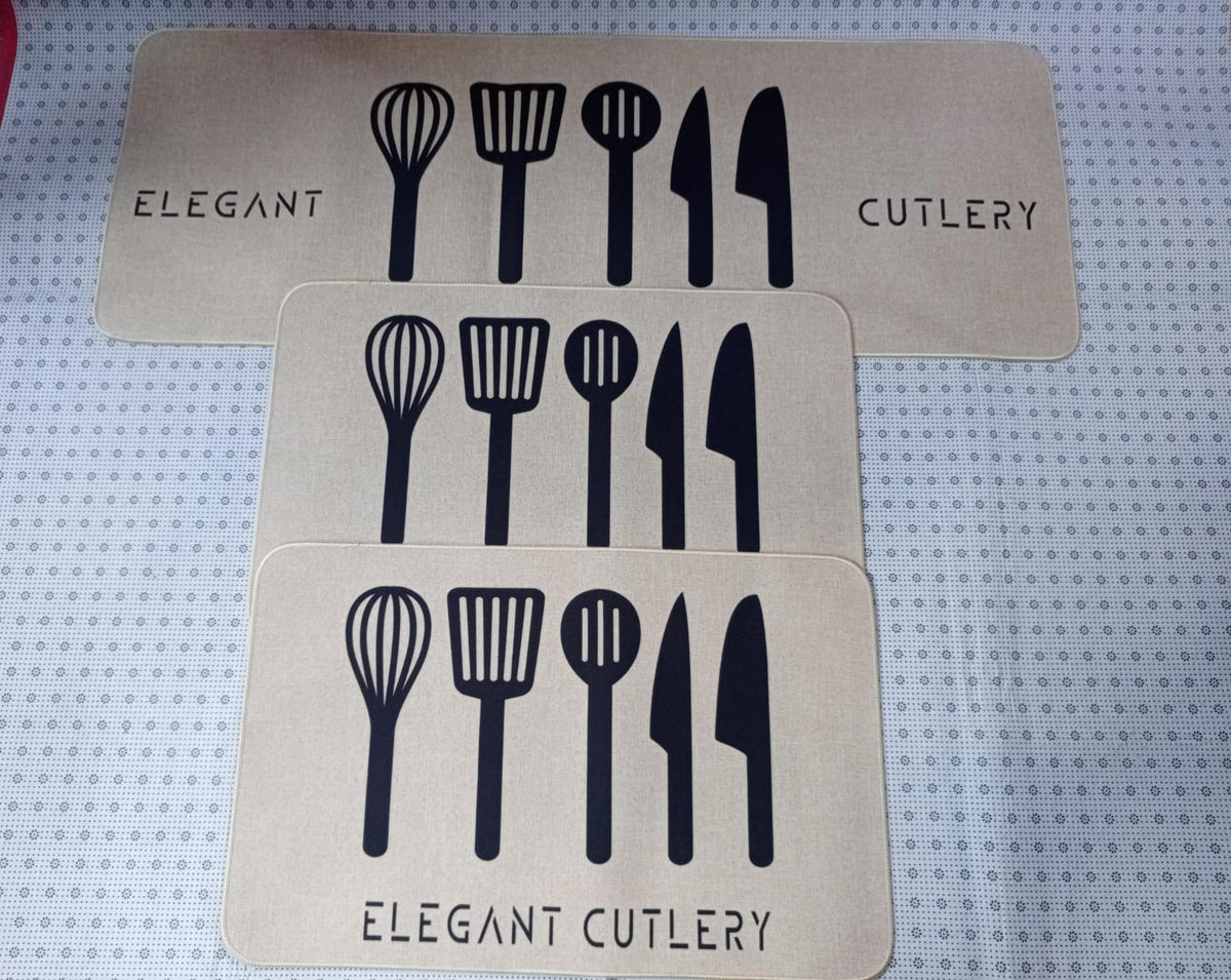 3 pcs kitchen mat