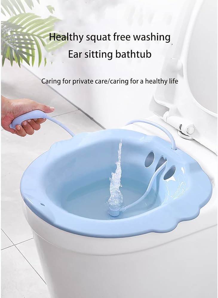 Postpartum Sitz Bath Basin with Hand Pump