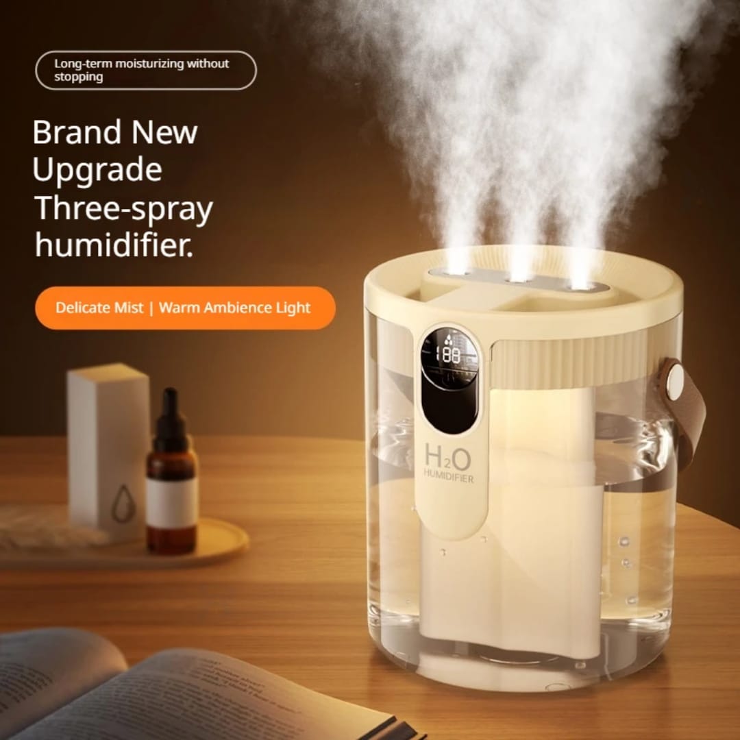 Portable Triple Misting Humidifier USB Large Capacity Humidifier Households
