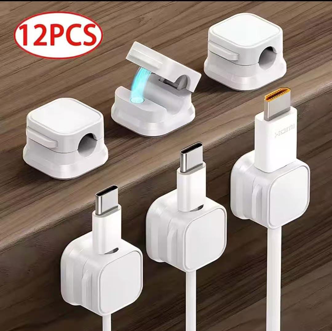 DIY Cable organizer Magnetic clips
