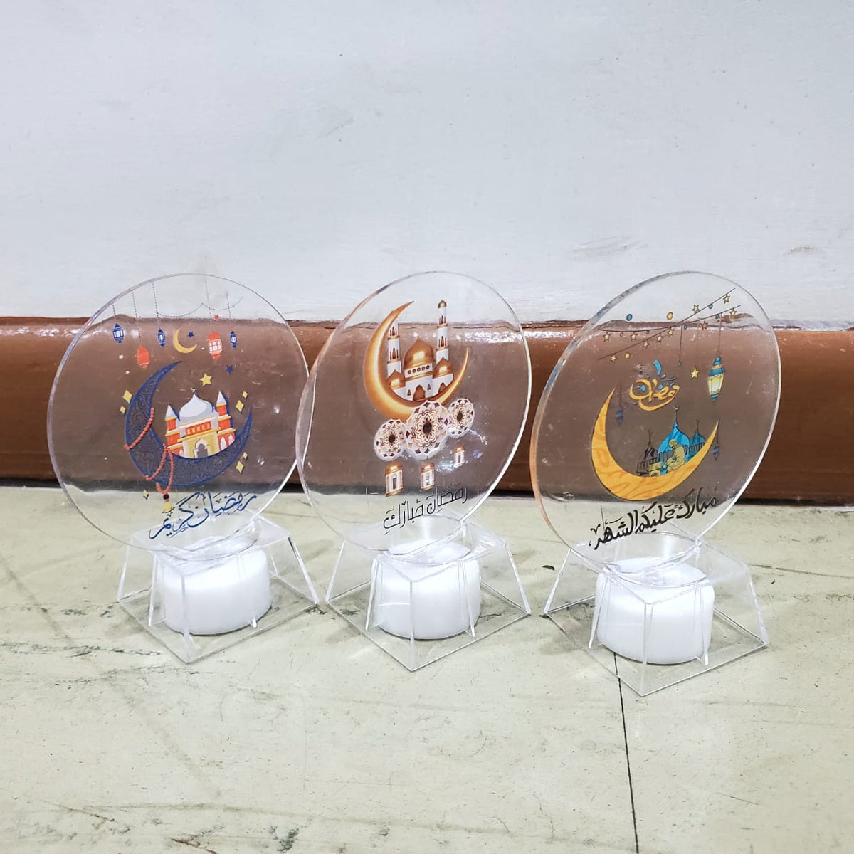 Ramadan Mubarak Led Candle/Ramadan Decor