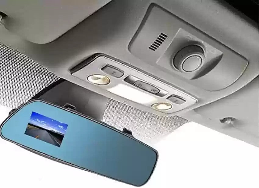 Mirror dash cam adopts real ultra-HD lens which provides excellent quality of front