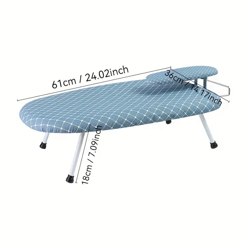 Foldable mini ironing board