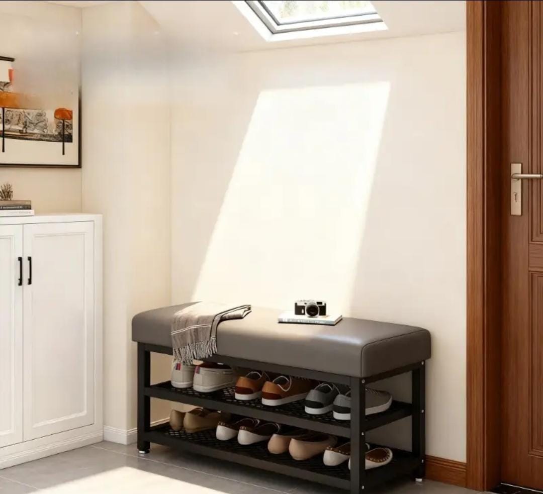 Entry way shoe rack