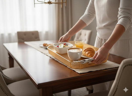 VANITY TRAY GOLD