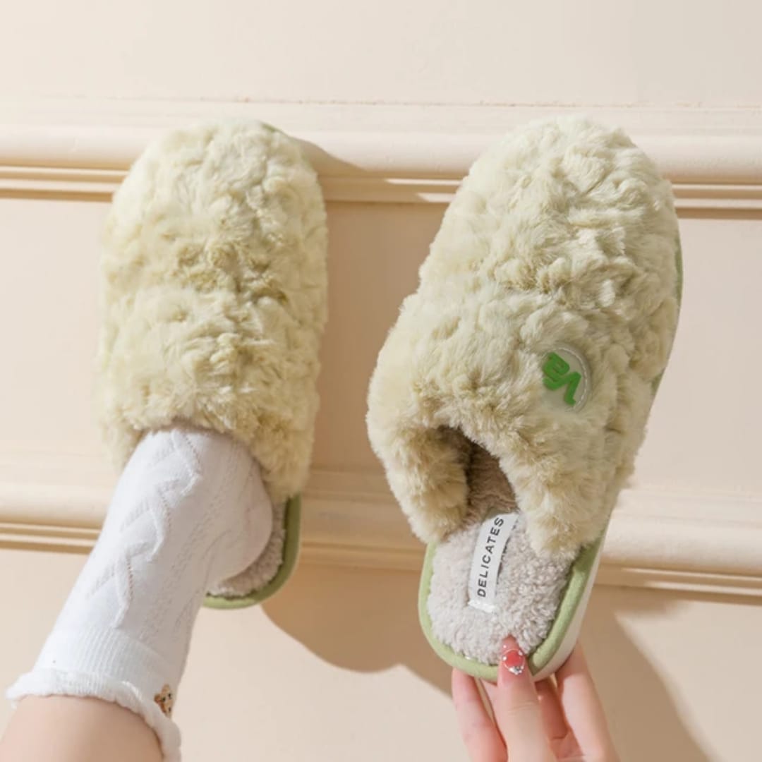 Anti-Slip Durable Indoor/Outdoor Warm Cotton Home Slides