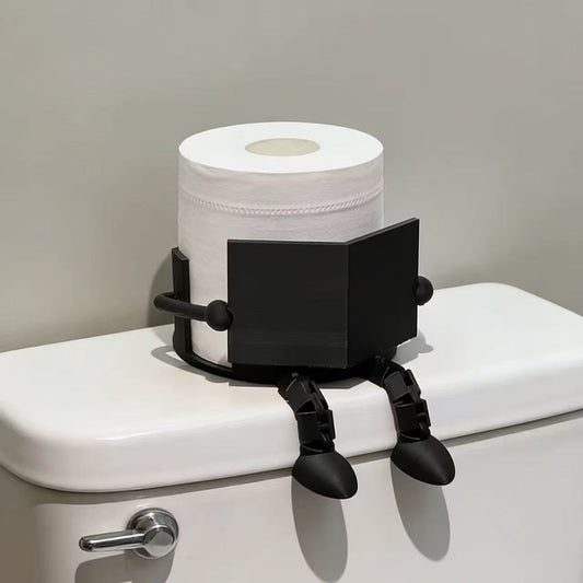 3D Printed Funny Tissue Holder - "Guy Reading"
