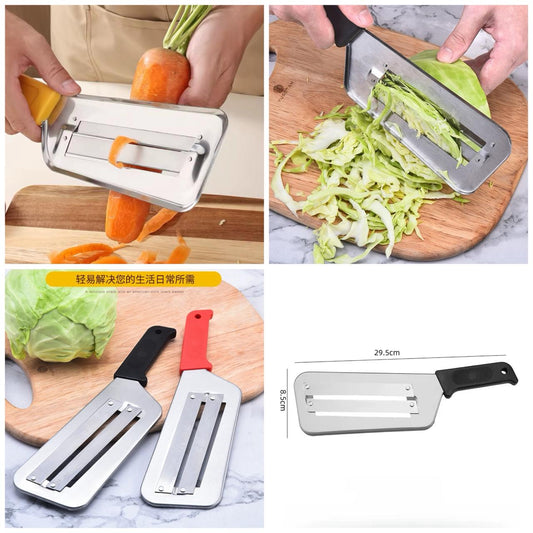 Stainless Steel Cabbage Slicer Multi-functional Cabbage Slicer with Handle Suitable for Slicing Cabbage and Vegetables.