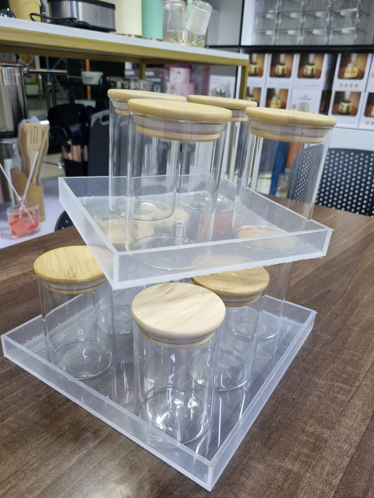 2 tier acrylic organizer