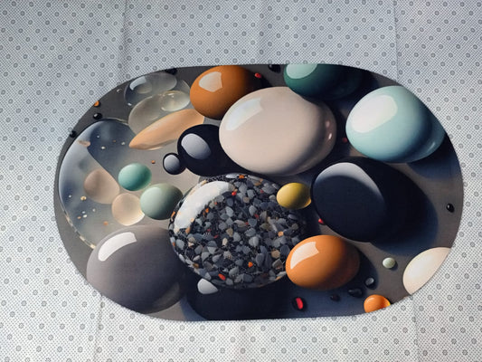 Super Absorbent oval rubber Mat