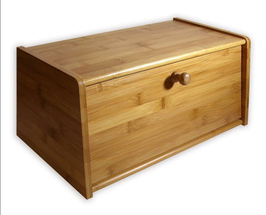Wooden bamboo bread bin/spice storage