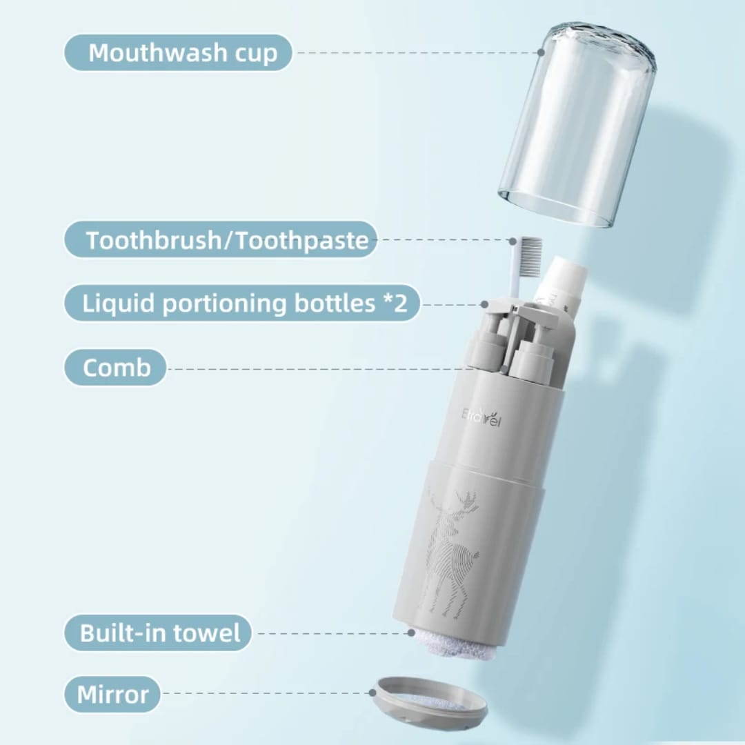 Etravel 7 in 1 Toothbrush Organizer