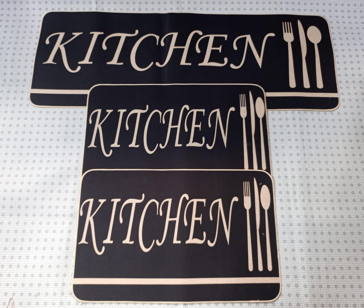 3 pcs kitchen mat