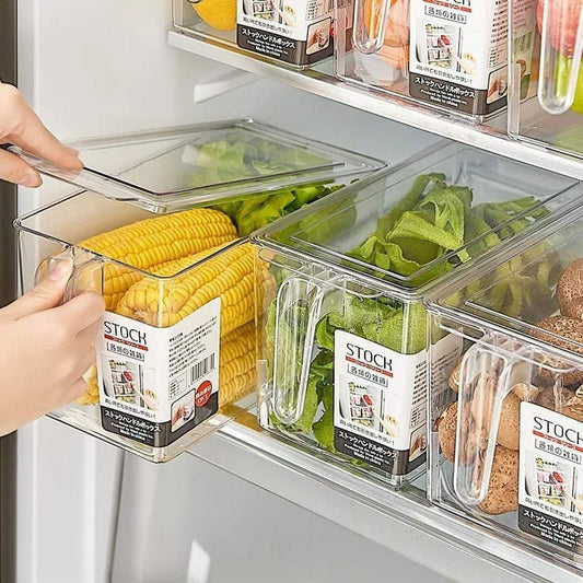 Transparent storage container