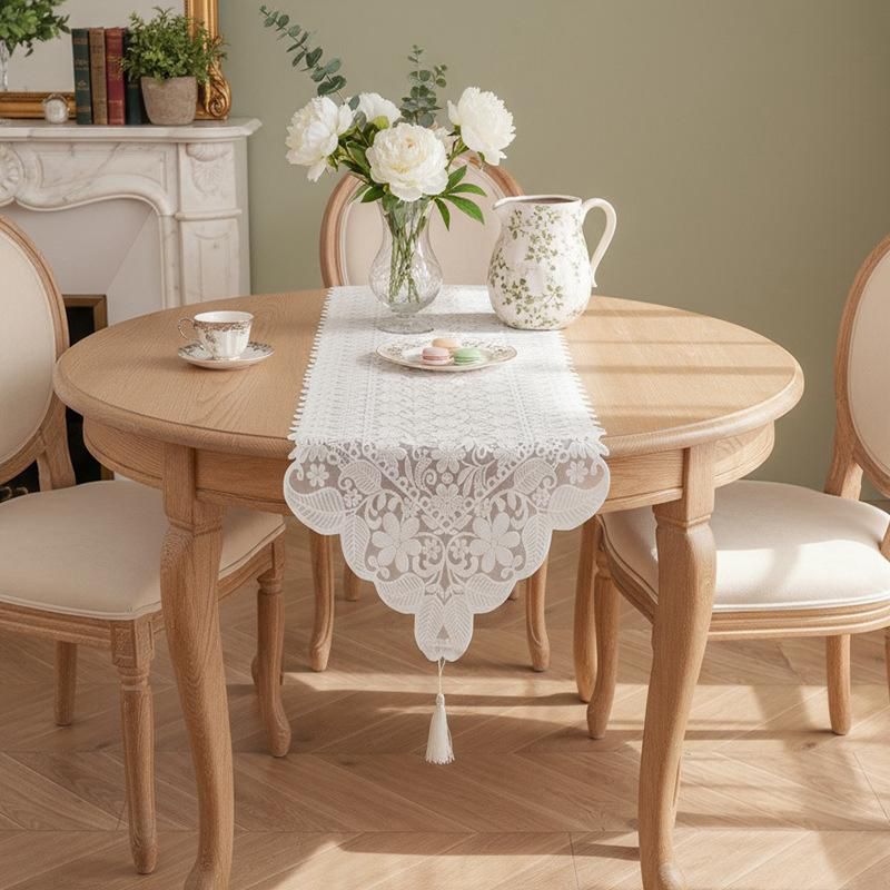 Retro French Lace Table Flag