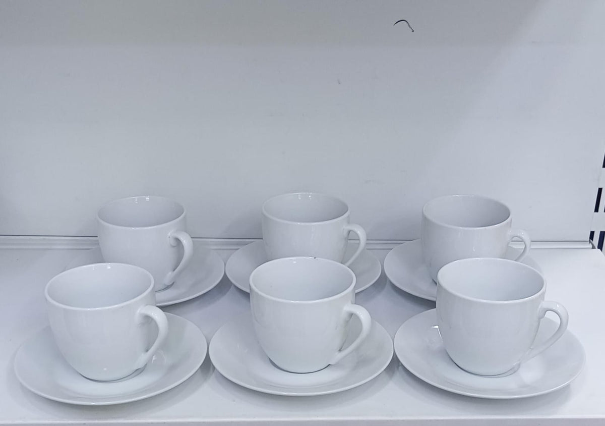 Ceramic cup and saucer