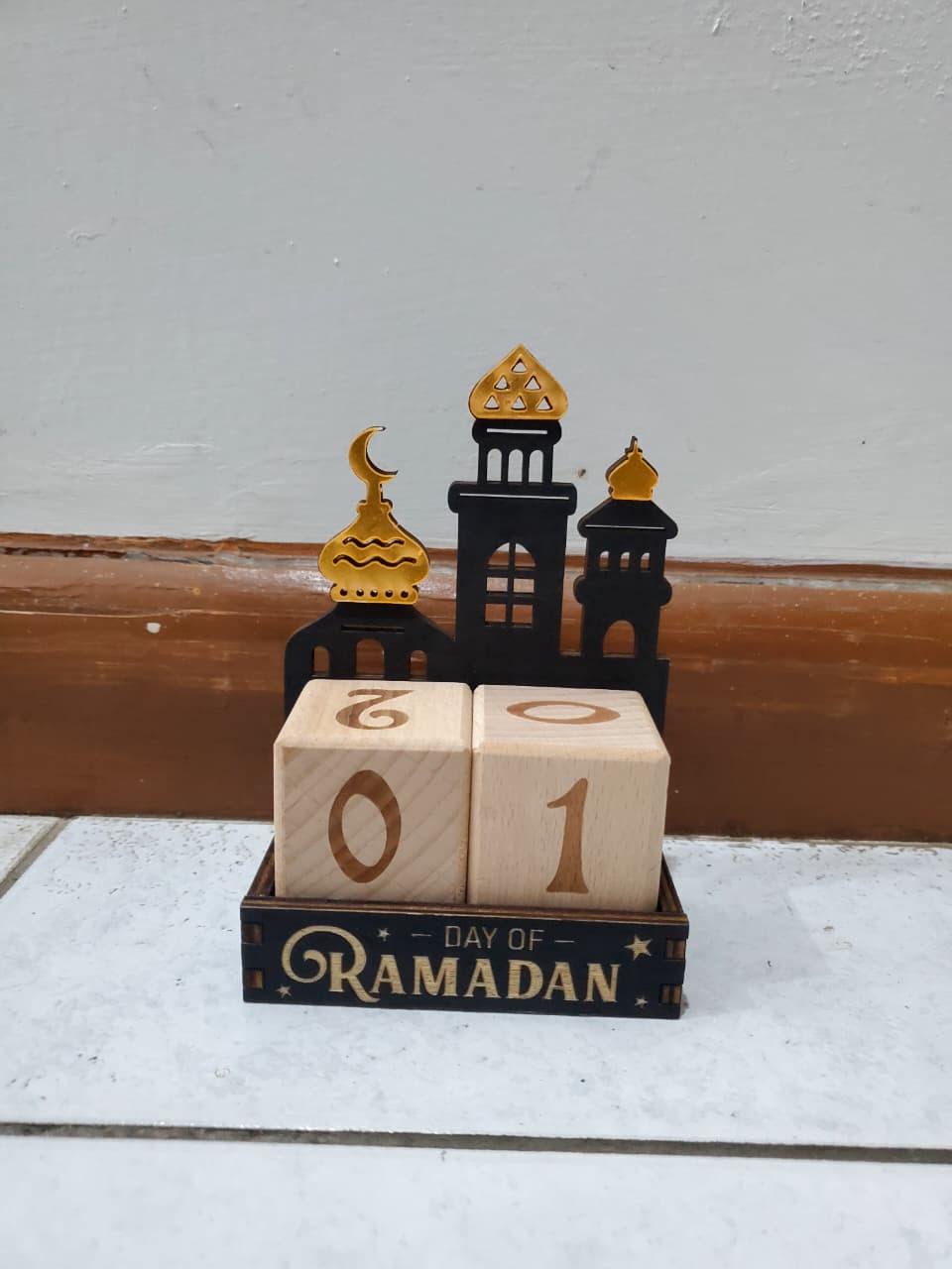 Ramadan Countdown Calendar Blocks/Ramadan decor