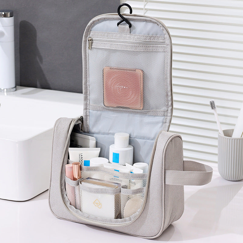 Portable travel cosmetic bag