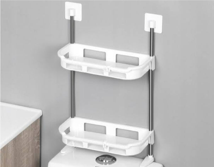 2 layer multi functional storage rack for kitchen and bathroom
