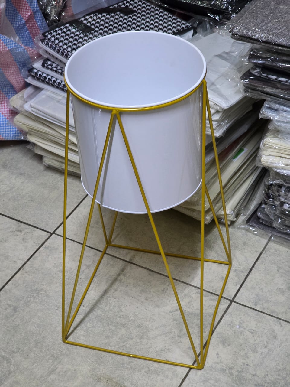 Nordic Geometric metal iron flower pot