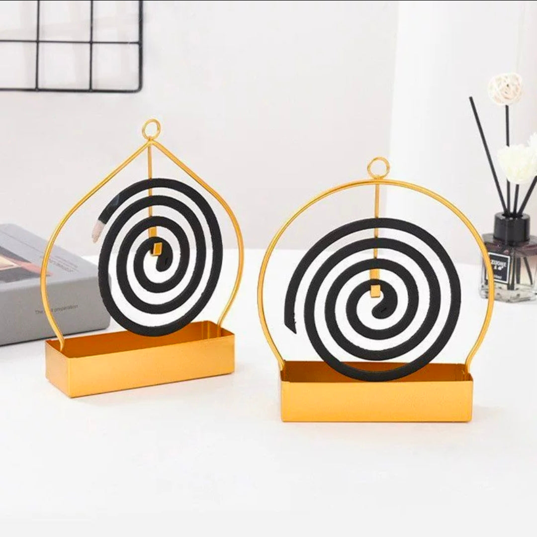 Creative Anti-scald mosquito coil holder with tray