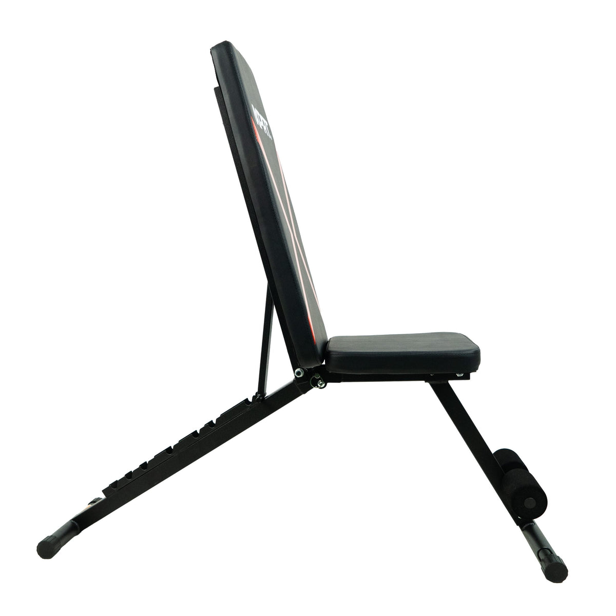 Foldable and adjustable weight bench