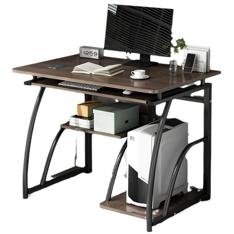 Ergonomic modern compact computer desk