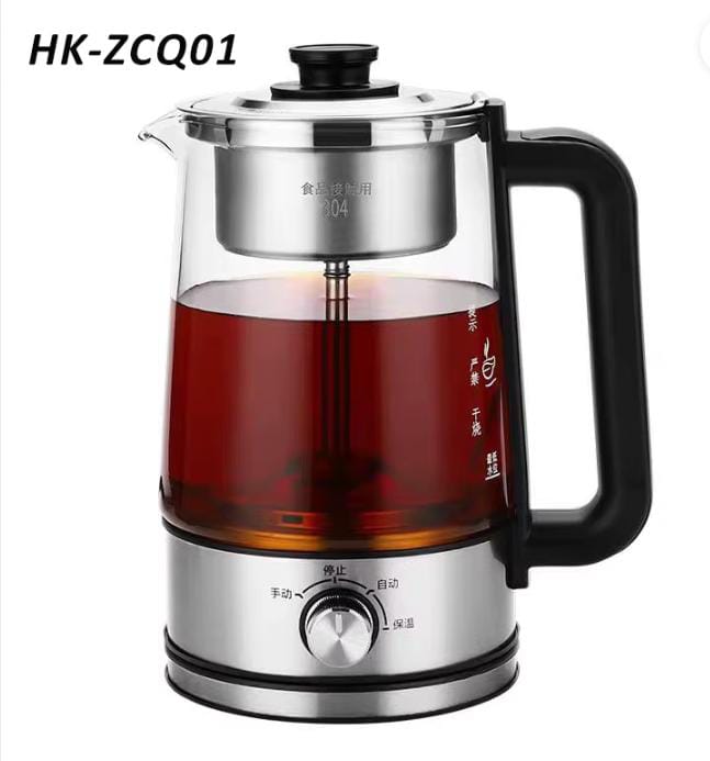 Infuser Kettles, Teapots 1.3L Electric Kettle Electric 600W Teapot Kettle Glass Kettle Temperature Control Kettle Four Speed Adjustable Stainless Steel Overheating Shut Off