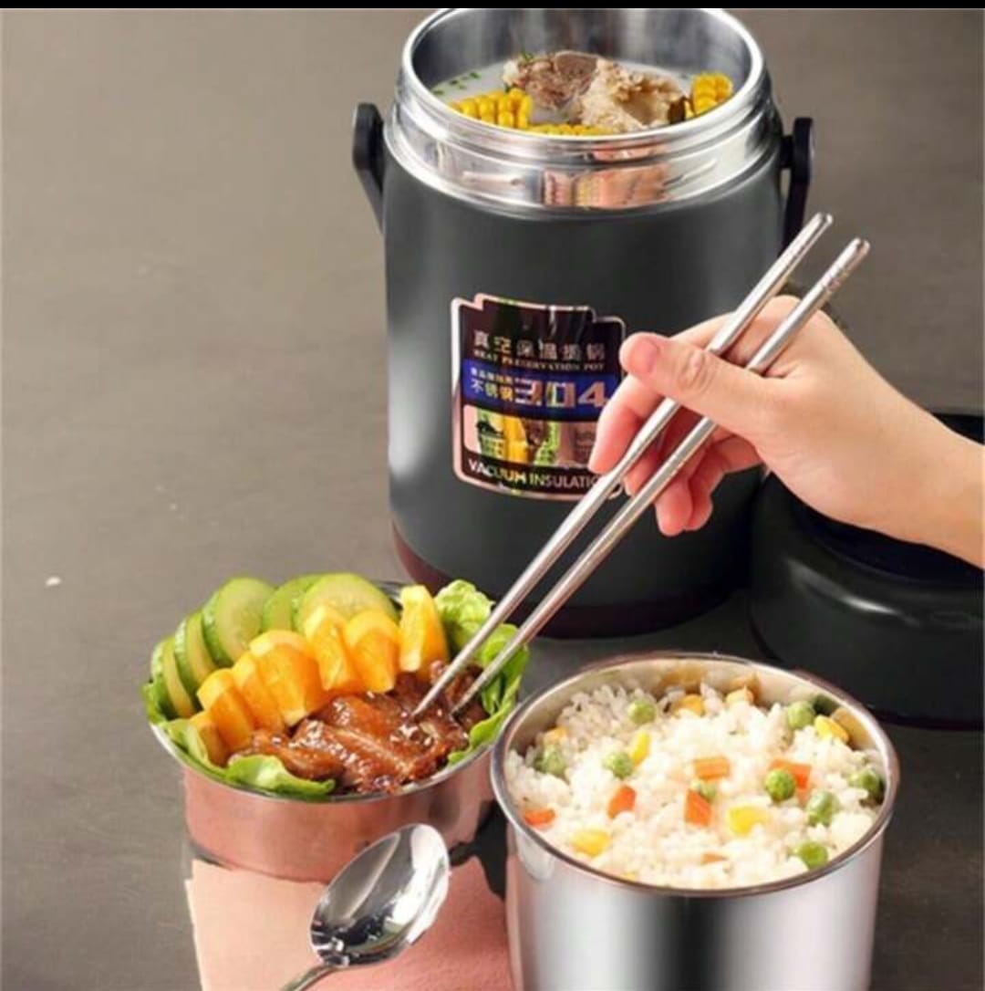 304 Stainless Steel Vacuum Thermal Lunch Box Food Jar