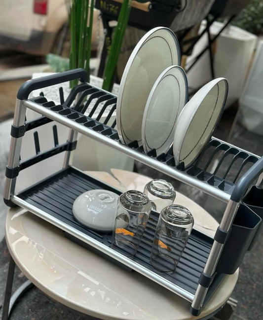 2 Tier Dish Drying Rack for Kitchen counter