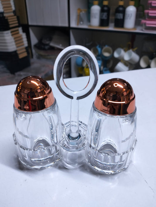 Acrylic cruet seasoning set