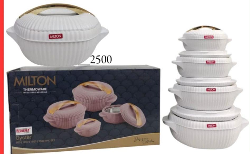 REDBERRY PREMIUM RANGE 
PLASTIC  DESIGNER HOTPOT  MILTON - OYSTER