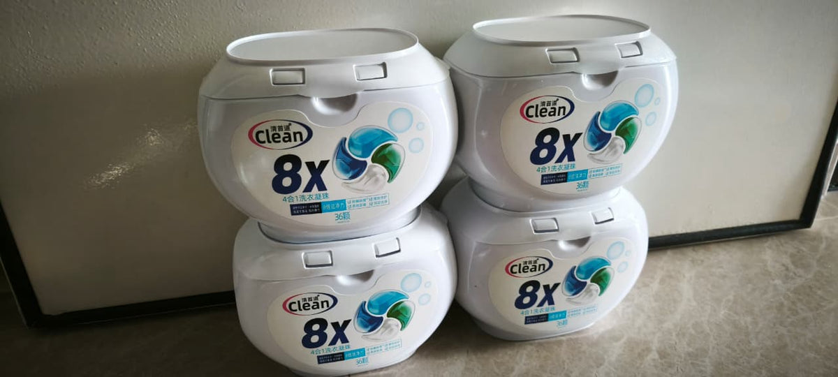 60pcs 4-in-1 Laundry Cleaning Pods