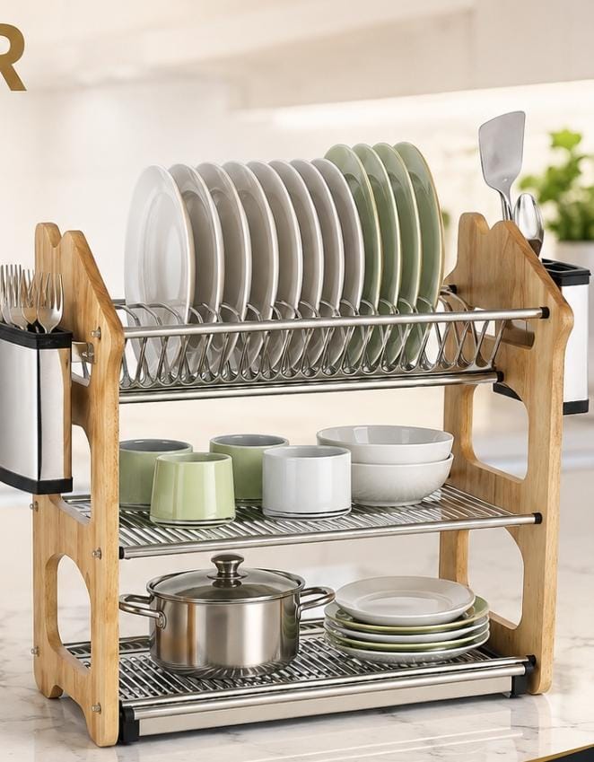 3 layer heavy duty Dish rack