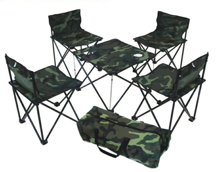 Portable camping set