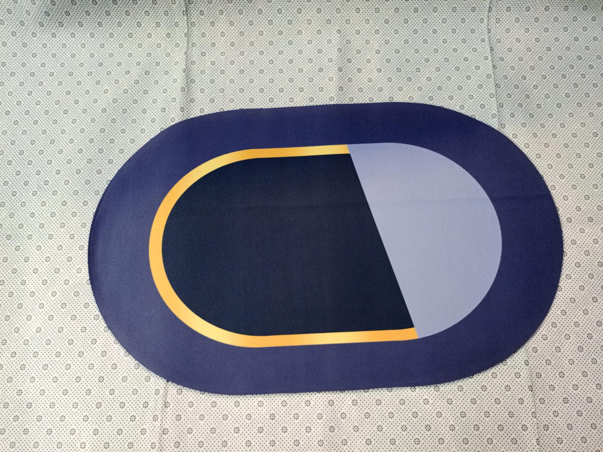 Super Absorbent oval rubber Mat