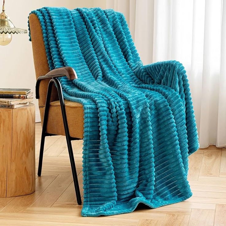 Ultra-soft Fuzzy Fleece Throw Blanket