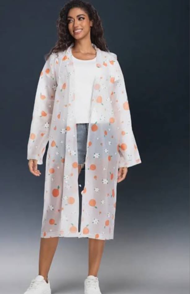 Full print/ floral rain coats for both kids & adults