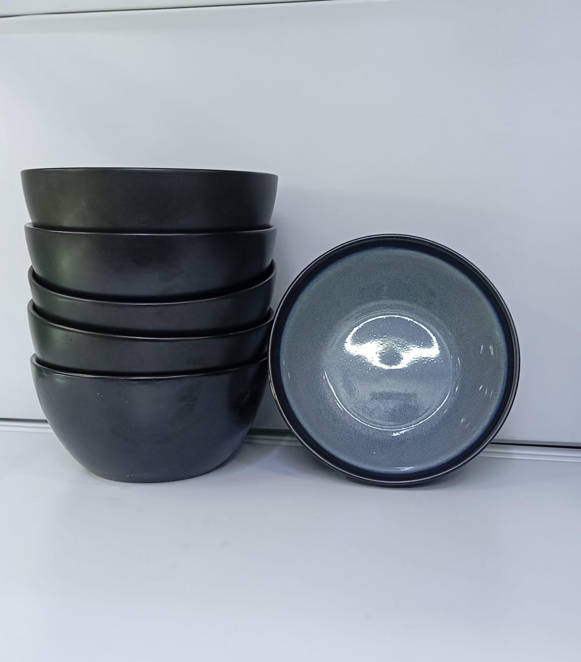 Black n bluish bowls