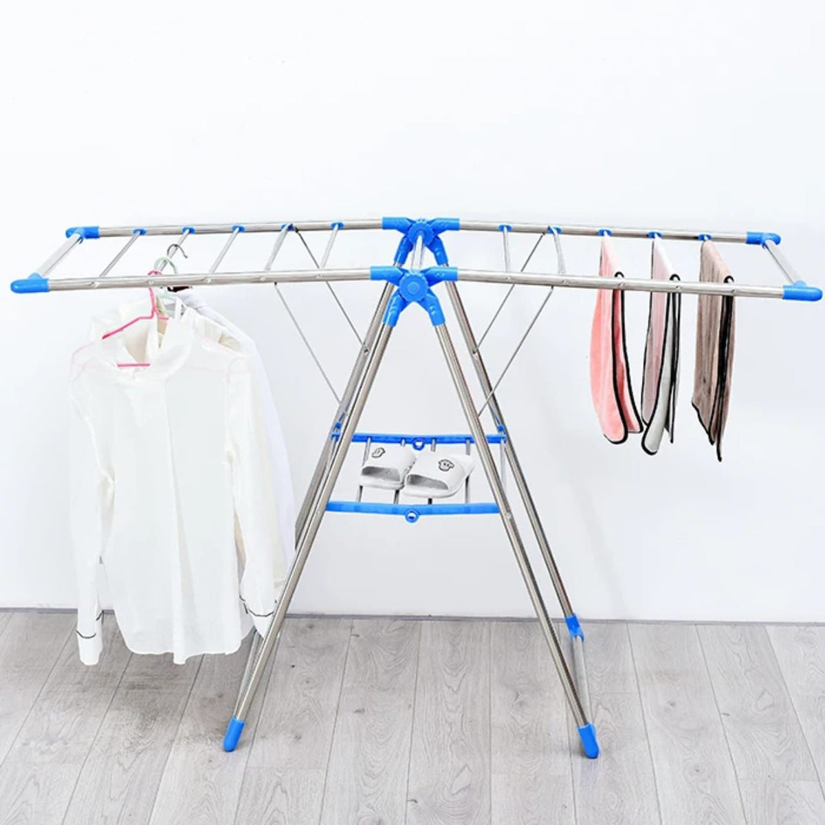 HEAVY DUTY & BIG SIZE Portable Stainless Steel Cloth Drying rack